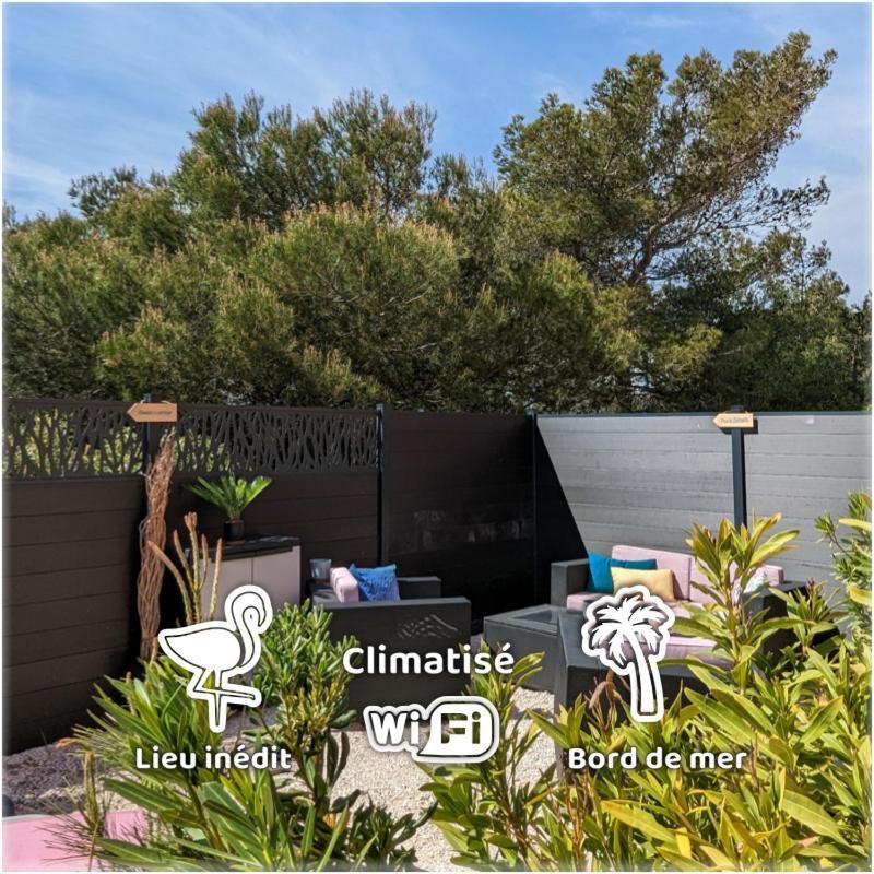 L'Instant Mer - Bord De Mer - Studio Avec Grand Jardin A La Capte Hyères Esterno foto